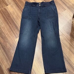 White House Black Market Extra High Trouser Jeans